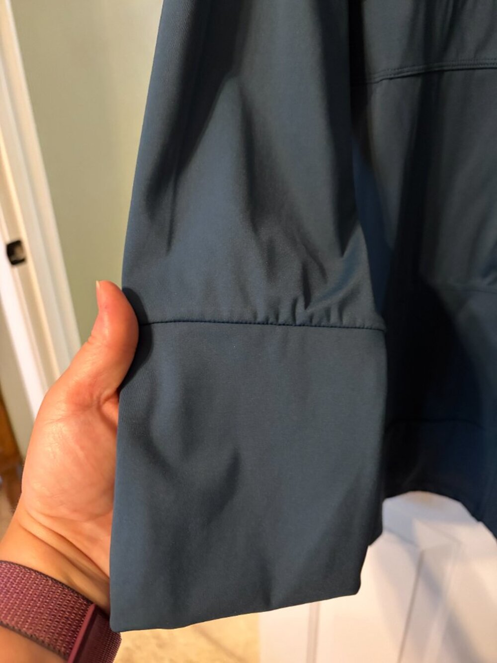 AnyAge Wear Madison Long Jacket, Size 3XL, in Sea Blend Blue - Picture 6 of 15